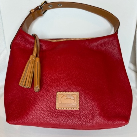Dooney & Bourke Red Leather Paige Sac - Picture 1 of 4